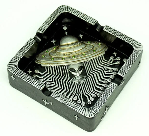 4.5&Prime; Alien Ship Circuit Ashtray