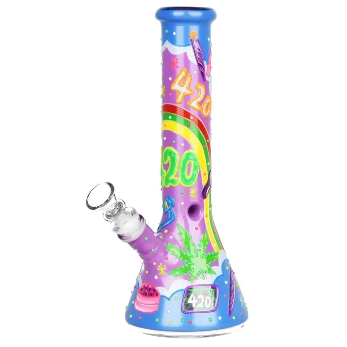420 Beach Vibes Beaker Bong