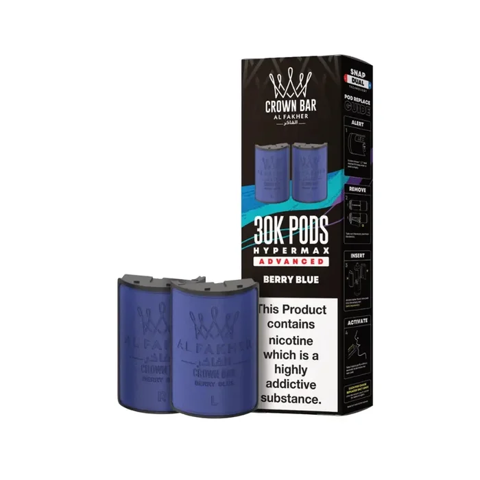 Al Fakher 30K Hypermax Berry Blue Refill Pod