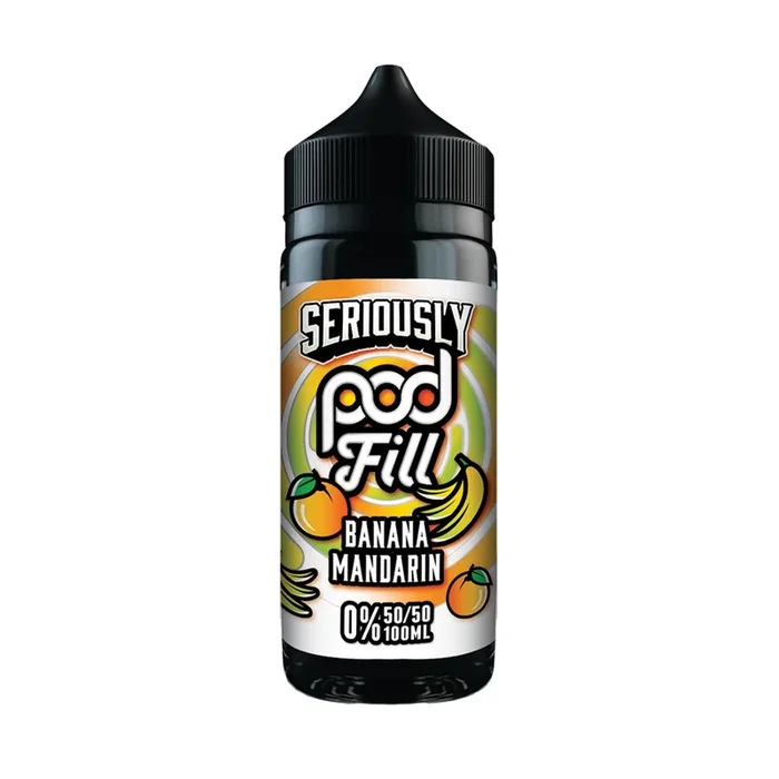 Banana Mandarin 50/50 100ml Shortfill by Seriously Pod Fill