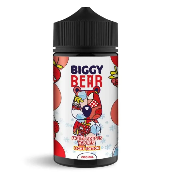 BIGGY BEAR Fruits Rouges Givrés Light Edition – E-liquide 200ml