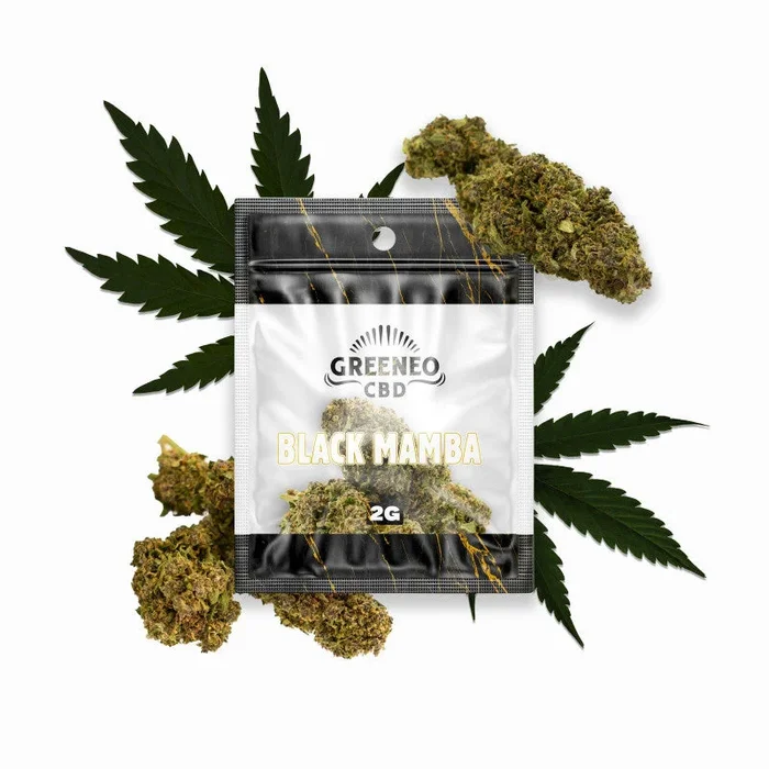 BLACK MAMBA FLEUR 11% CBD – 2g – Greeneo