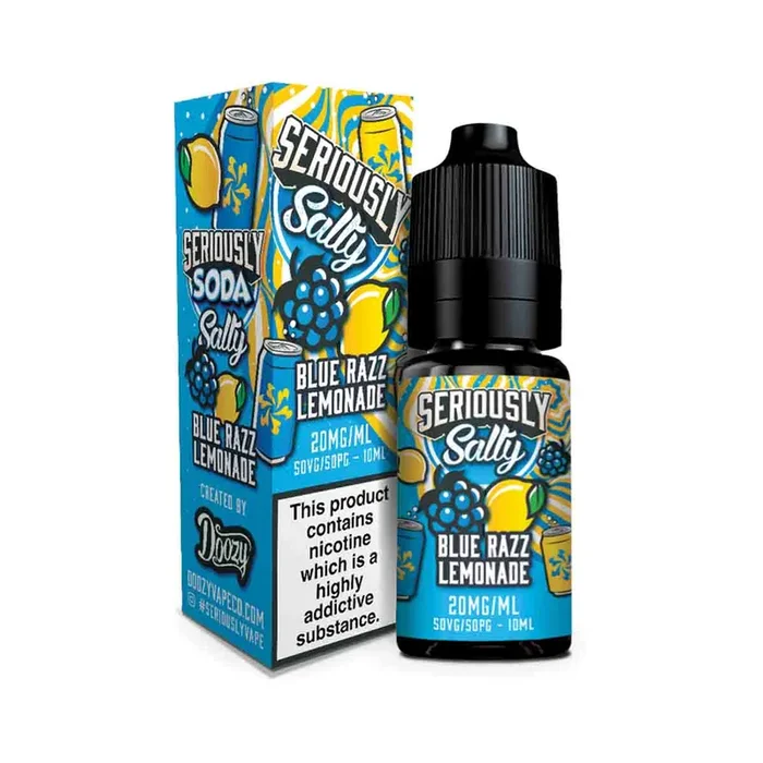 Blue Razz Lemonade – Seriously Salty Soda Nic Salt
