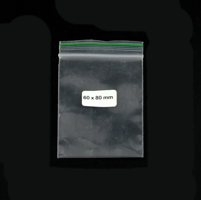 Bolsa Ziplock 60x80mm 0,09mm 1000 pzs