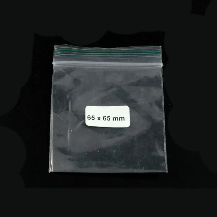 Bolsa Ziplock 65x65mm 0,06mm 1000 pzs