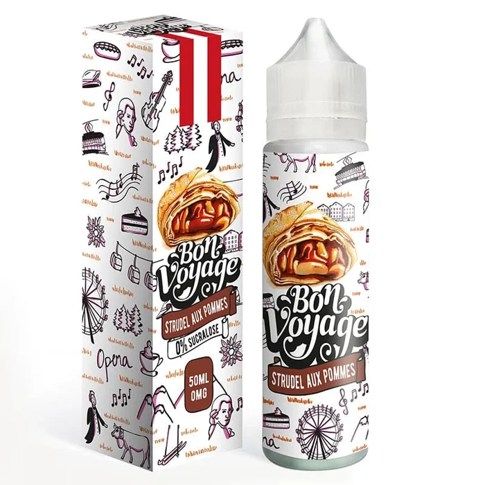BON VOYAGE Strudel Aux Pommes – E-liquide 50ml