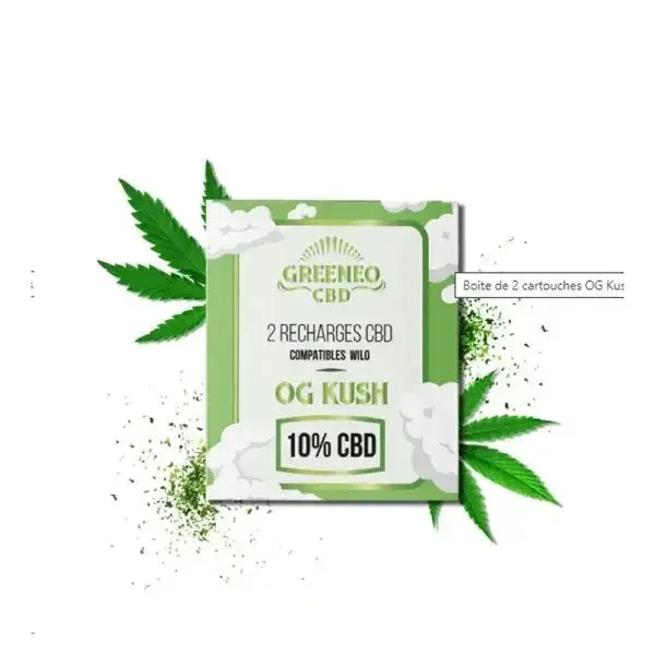 Cartouche CBD Wilo x Greeneo Og Kush