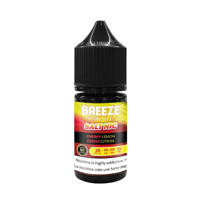 [CLEARANCE] Breeze S50 Salt Nic E-Liquid – Cherry Lemon