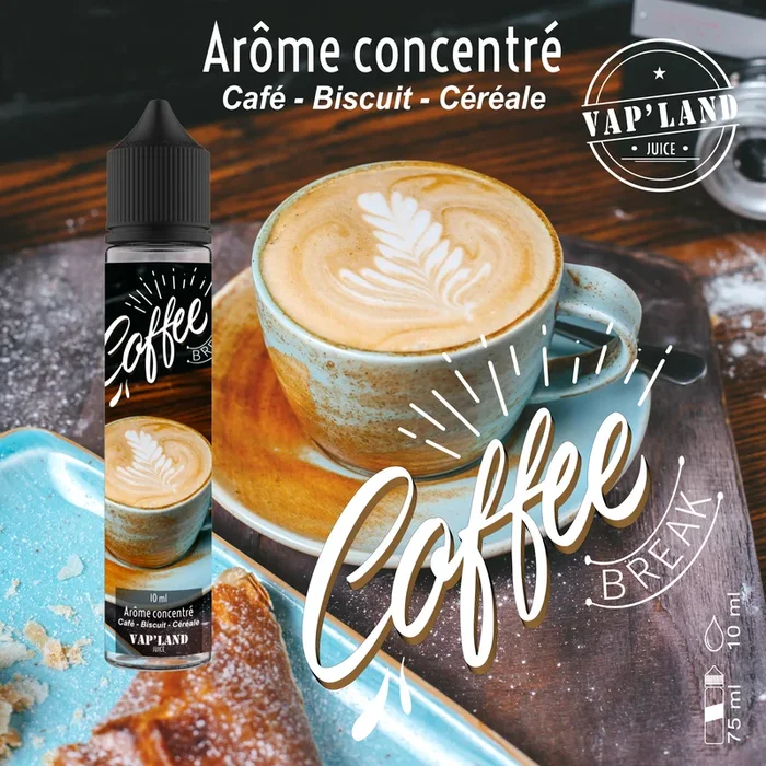 Concentré DIY Coffee Break – 10ml – Vap&rsquo;Land Juice