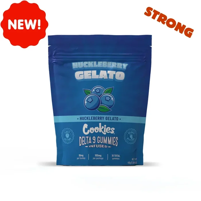 Cookies Gummies Delta-9 Huckleberry Bar | 10 mg THC – Goût fruits de bois