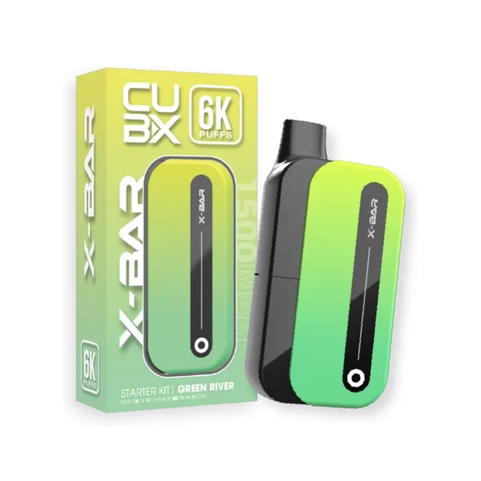 CUB-X 1500 mAh Green River Akku – Pod nicht enthalten
