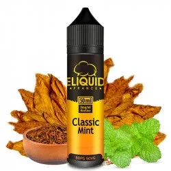 E-LIQUIDE CLASSIC MINT – ELIQUID FRANCE 50 ML .