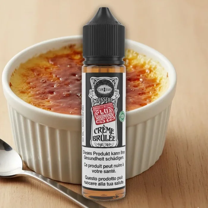 E-liquide | Curieux « Crème brulée » 50ml
