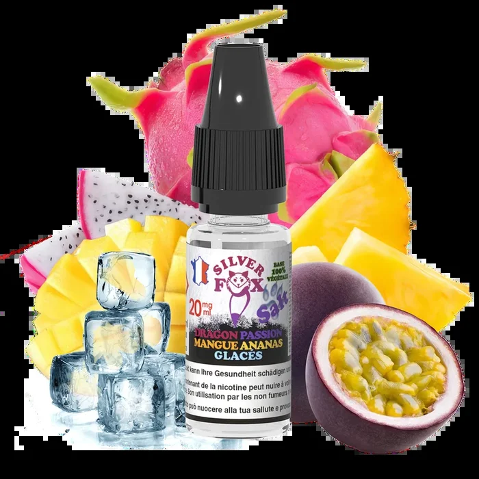 ?? E-liquide Dragon Passion Silver Fox 10 ml / 20 mg NS