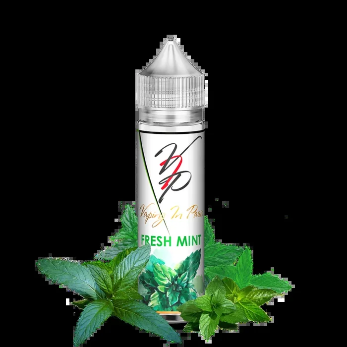 E-LIQUIDE FRESH MINT – VAPING IN PARIS 50 ML : 100% végétale