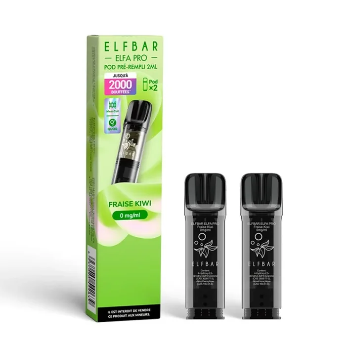 ELFBAR – ELFA Pro Pack de 2 cápsulas – Pasión, kiwi y guayaba
