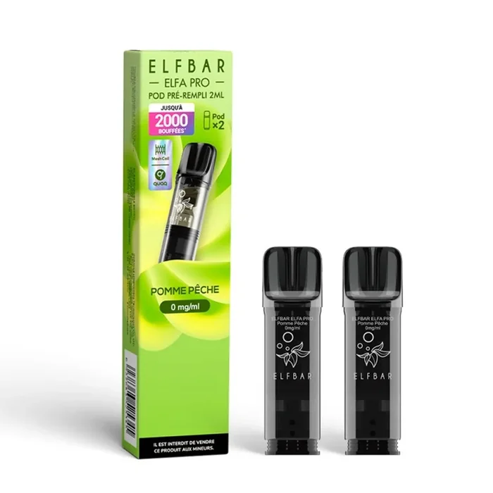 ELFBAR – ELFA Pro Zestaw 2 Podów – Jabłko Brzoskwinia