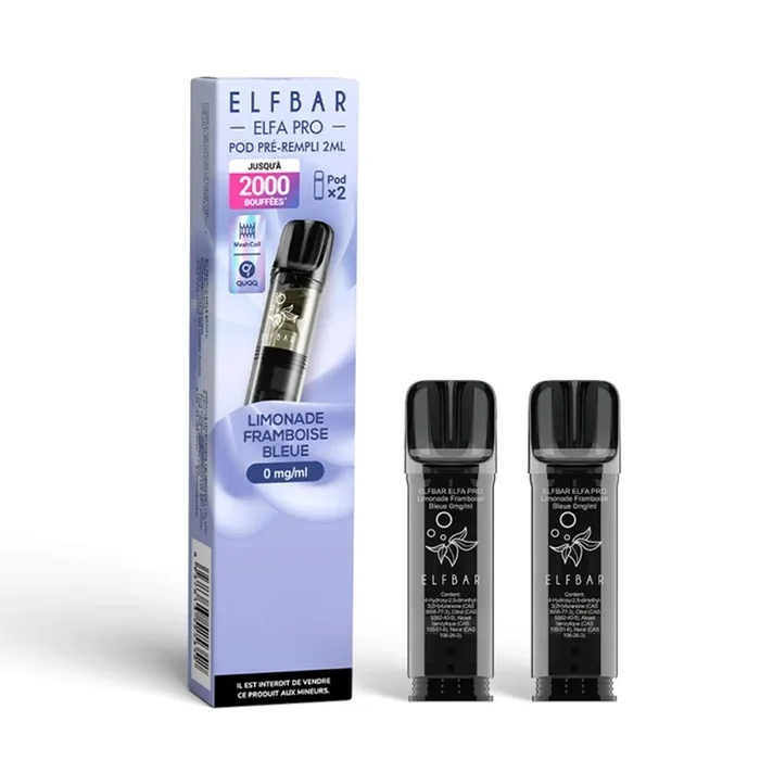 ELFBAR – ELFA Pro Zestaw 2 Podów – Lemoniada Malina Niebieska