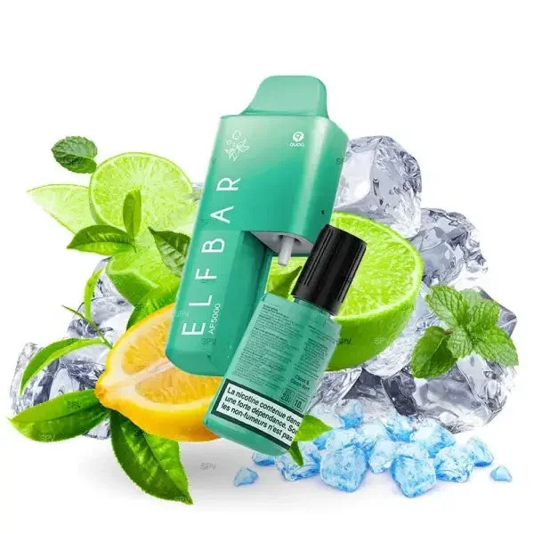 Elfbar AF5000 Kit Dispositif Jetable Innovant Citron Vert