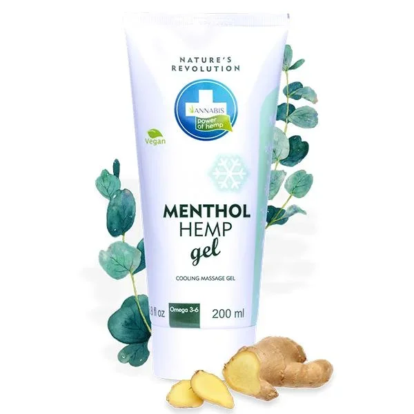 Gel de massage rafraîchissant Menthol Hemp Gel Annabis