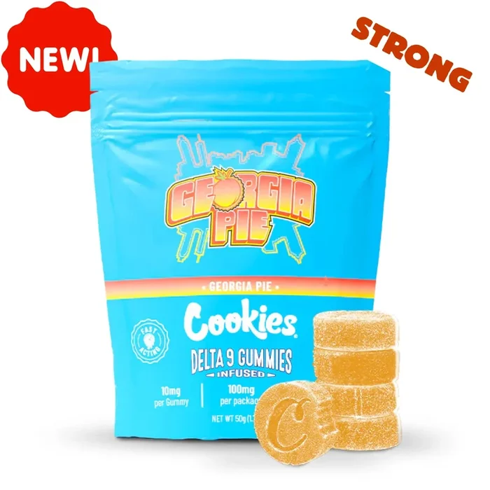 Gummies Delta-9 Cookies Georgia Pie | 10 mg THC – Saveur pêche