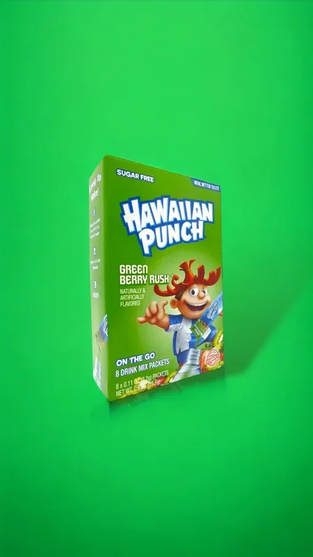 Hawaiian Punch green berry rush on the go