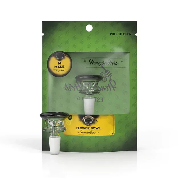 Herbe aux abeilles – Bol à fleurs en verre FB-3