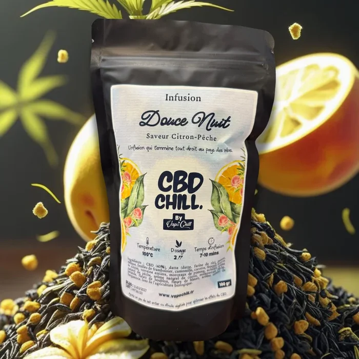 ? Infusion Douce Nuit – Citron & Pêche