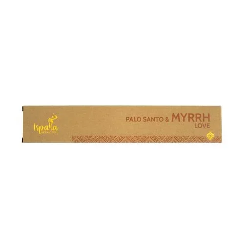 Ispalla Organic – « Love » Palo Santo & Myrrh 10 Incense Sticks 9&Prime;