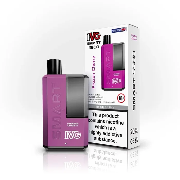 IVG Smart 5500 Puff Disposable Vape – Frozen Cherry