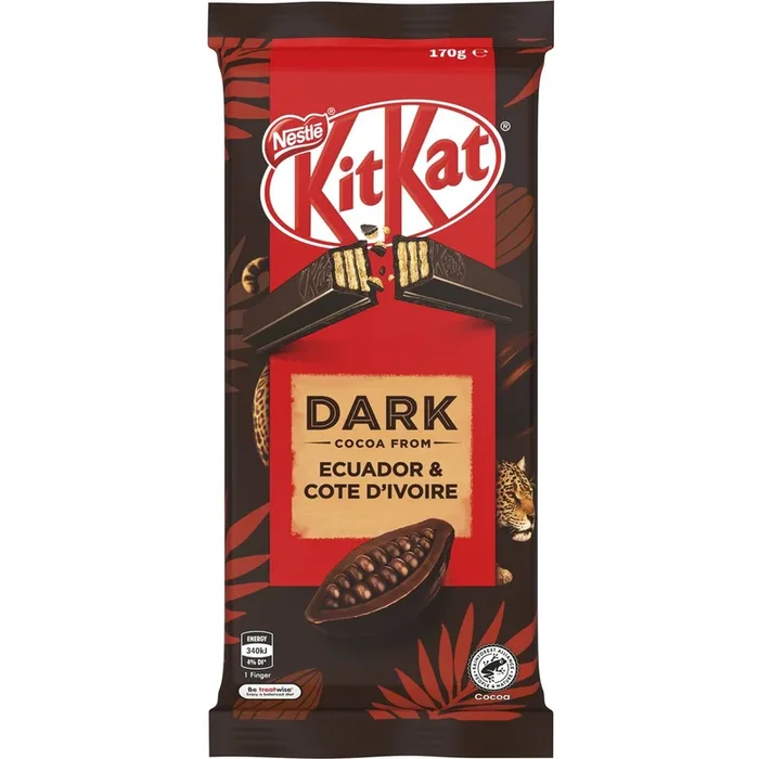 Kit kat dark from ecuador & cote d&rsquo;ivoire
