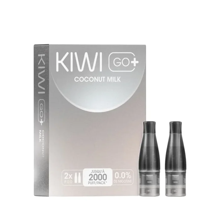 KIWI Go+ Pakke med 2 Pods Kokos Is Mælk/ Kokosmælk