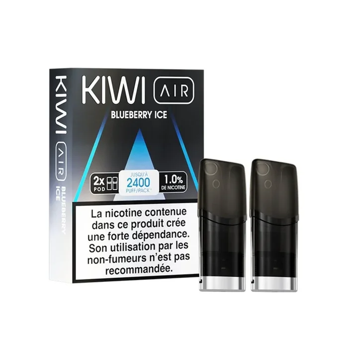KIWI Go+ Paquete de 2 cápsulas precargadas de helado de arándanos