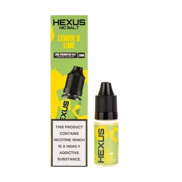 Lemon & Lime Nic Salt E-Liquid by Hexus