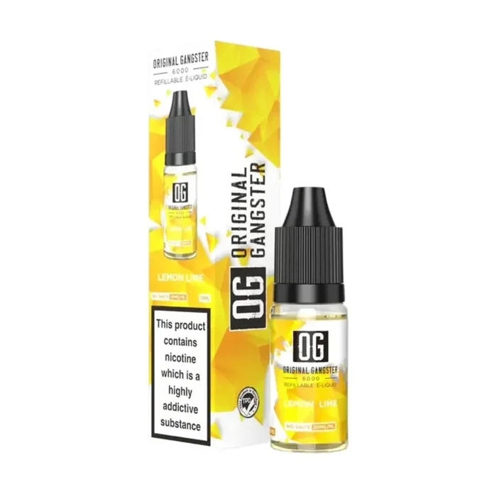 Lemon Lime OG Original Gangster 6000 10ml Nic Salt E-liquid