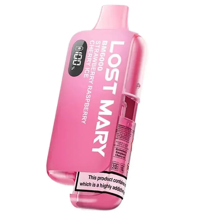 Lost Mary BM6000 Refillable Vape Kit – Strawberry Raspberry Cherry
