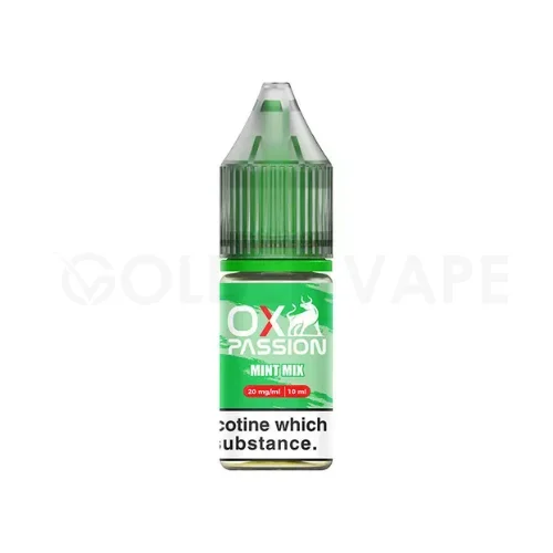 Mint Mix 10ml Nic Salt E-Liquid By Oxva OX Passion