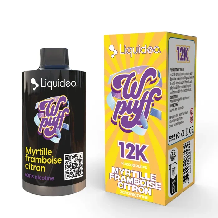 Pod myrtille framboise citron – Wpuff 12K Liquideo