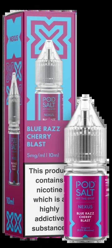 Pod Salt Blue Razz Cherry Blast – Nexus E-Liquid