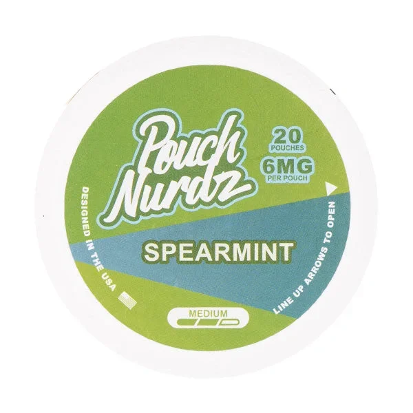 Spearmint Nicotine Pouches by Pouch Nurdz