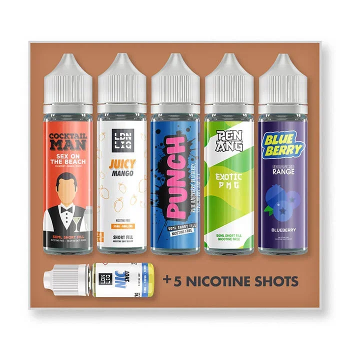 The Fruity E-Liquid Juice Pack – 250ml Bundle