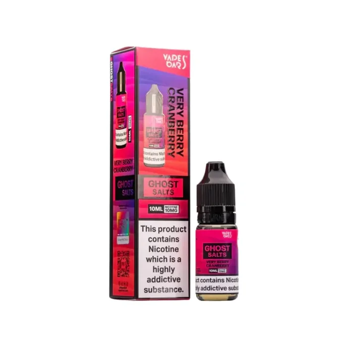 Vapes Bars Ghost Very Berry Cranberry 10ml Nic Salt E-liquid