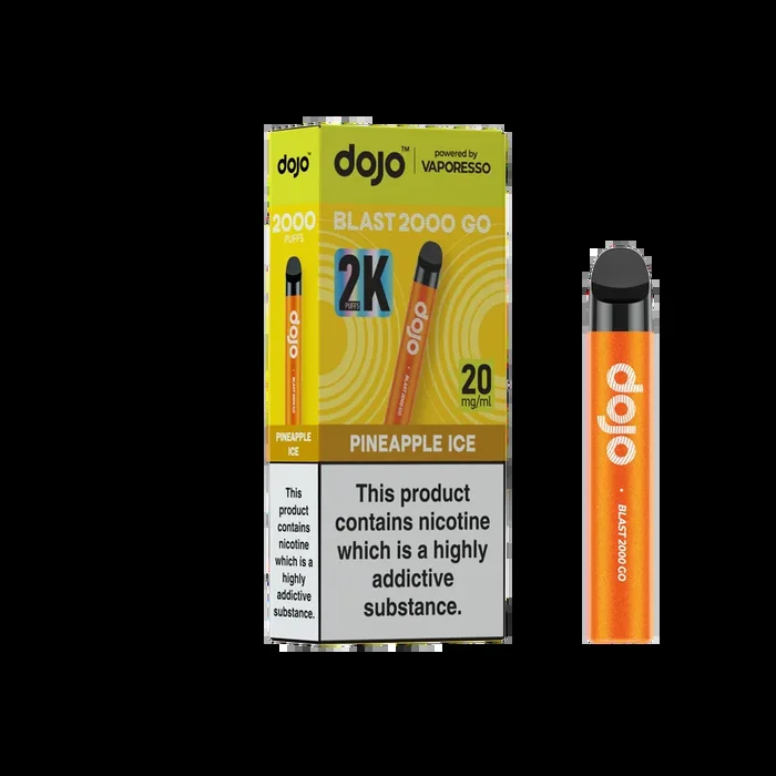 Vaporesso DOJO Blast 2000 Go Pre-filled Pod Vape Kit – Pineapple Ice