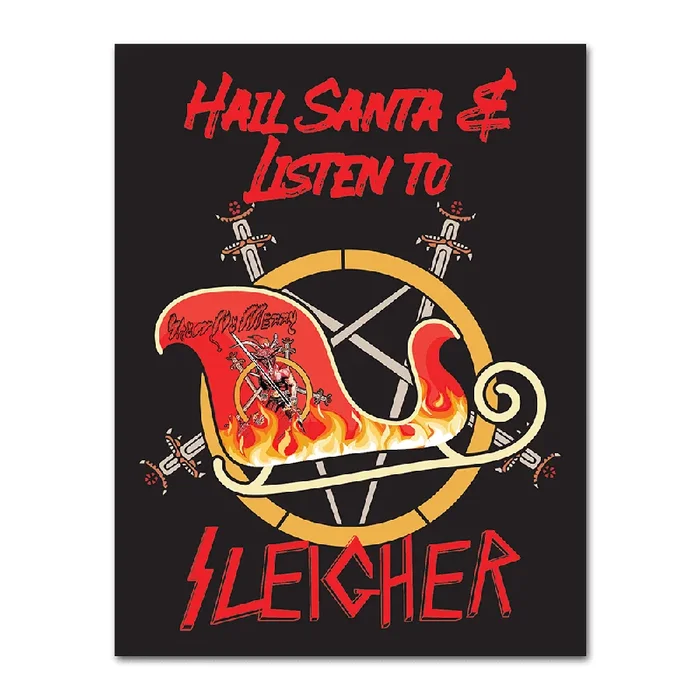 WAKE &lsquo;N&rsquo; BAKE | SLEIGHER XMAS GREETING CARD