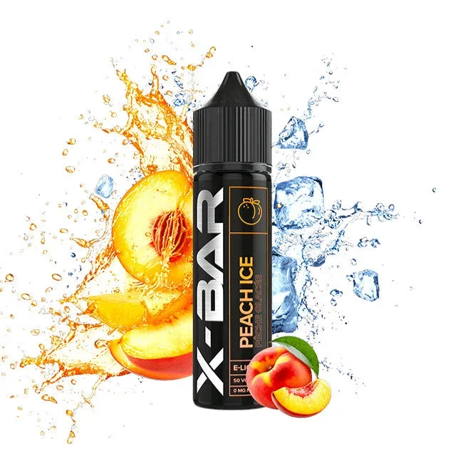 X-BAR E-væske 50 ml Iskold Fersken