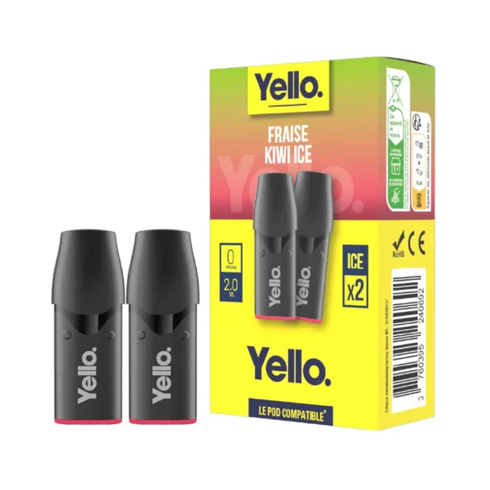 Yello x2 kapsułki Truskawka Kiwi Mrożone